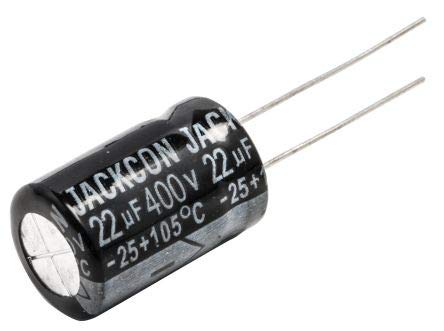 Amazon | RS PRO コンデンサ 22μF,400V dc 5個入 7112059 | コンデンサ